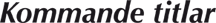 Kommandetitlar